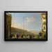 Venetië, uitzicht op het San Marco plein vanaf de Piazzetta dei Leoncini - Giuseppe Canella — ingelijst kunstwerk aan de muur