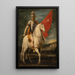 Saint Louis de Toulouse à cheval - Giuseppe Cesari — ingelijst kunstwerk aan de muur