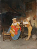 Le Petit musicien - Giuseppe Costantini — weergave van het kunstwerk