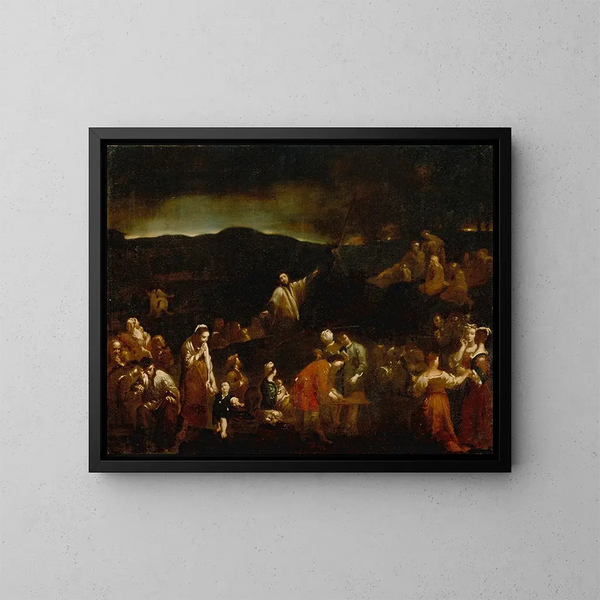La Mission - Giuseppe Maria Crespi — ingelijst kunstwerk aan de muur