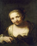 Jonge vrouw - Giuseppe Nogari — weergave van het kunstwerk