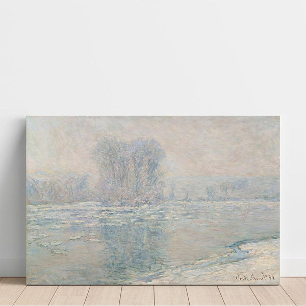 Reproductie van het schilderij Glaçons, Effet Blanc - Claude Monet