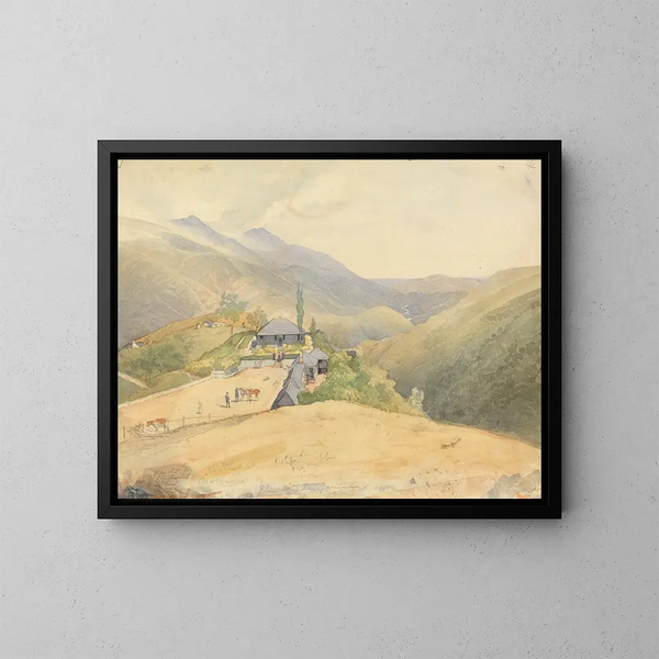 Mont Clifton - Godfrey Thomas Vigne — ingelijst kunstwerk aan de muur