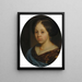 Portret van een meisje - Godfried Schalcken — ingelijst kunstwerk aan de muur
