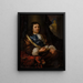 Portret van Johan de Bruin 1678-1746 - Godfried Schalcken — ingelijst kunstwerk aan de muur