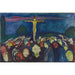 Reproduction of the painting Golgotha Painting - Edvard Munch