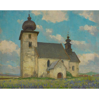 Gothic Church in Zehra - Ludovít Cordak | Reproduction Tableau Décoration murale affiche copie