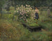 Begraafplaats scène - Gottfrid Kallstenius — weergave van het kunstwerk