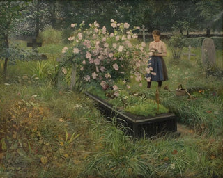 Gottfrid Kallstenius - Graveyard Scene.webp