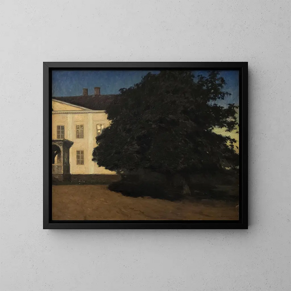 Le Manoir - Gottfrid Kallstenius — ingelijst kunstwerk aan de muur