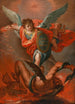 Archangel Michael slaying the dragon - Gottfried Bernhard Götz — artwork view