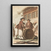 Les trois Bacchus - Gottfried Locher — ingelijst kunstwerk aan de muur