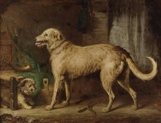 De jachthond - Gourlay Steell — weergave van het kunstwerk