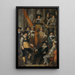 Officieren en andere burgerwachten van het 18e district van Amsterdam onder bevel van kapitein Albert Bas en luitenant Lucas Conijn - Govert Flinck — ingelijst kunstwerk aan de muur