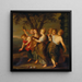 Dansende genade - Vlaamse school — ingelijst kunstwerk aan de muur