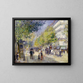 Reproduction tableau | Grands Boulevards - Pierre-Auguste Renoir | Poster - Toile - Aluminium