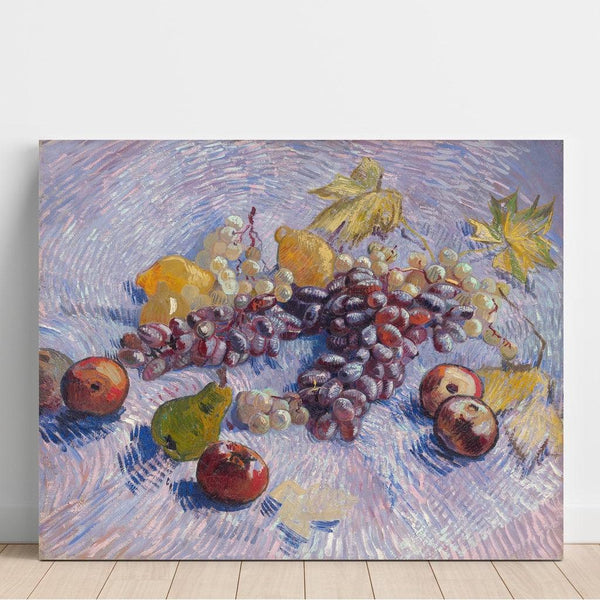 Grapes, Lemons, Pears, and Apples - Vincent van Gogh | Reproduction Tableau Décoration murale affiche copie