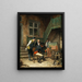 De kunstcritici - Gérard Portielje — ingelijst kunstwerk aan de muur