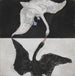 Reproductie van het schilderij Groep IXSUW - De zwaan nr. 1 - Hilma af Klint