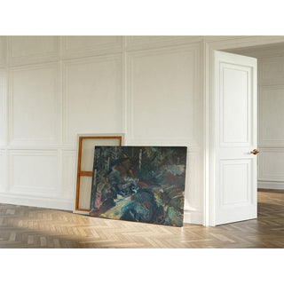 Groupe d'hommes dans les bois - Arnold Peter Weisz-Kubínčan | Reproduction Tableau Décoration murale affiche copie