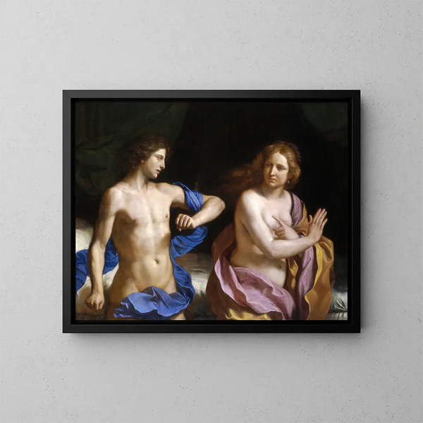 Amnon en Tamar - Guercino — ingelijst kunstwerk aan de muur