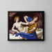Joseph en Potifars vrouw - Guercino — ingelijst kunstwerk aan de muur