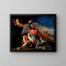 Mars met Cupido - Guercino — ingelijst kunstwerk aan de muur