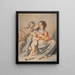 La Sainte Famille - Guercino — ingelijst kunstwerk aan de muur