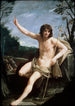 Sint Johannes de Doper in de woestijn - Guido Reni — weergave van het kunstwerk