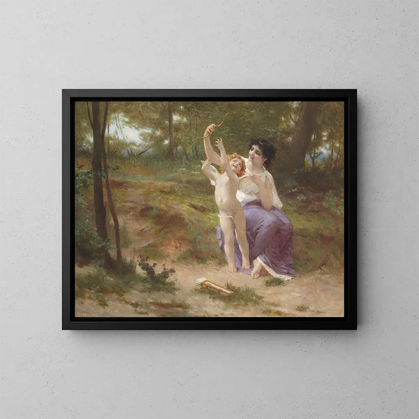 L'amour désarmé - Guillaume Seignac — ingelijst kunstwerk aan de muur