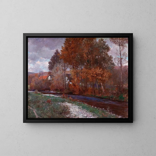Gustav Bamberger - On ther Krems.webp