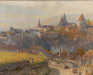 Gustav Bamberger - Wachau View of Krems.webp