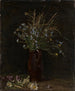 Natuurschilderij met vergeet-mij-nietje - Gustav Crecelius — weergave van het kunstwerk
