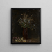 Natuurschilderij met vergeet-mij-nietje - Gustav Crecelius — ingelijst kunstwerk aan de muur