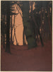 Avond in het bos - Gustav Kampmann — weergave van het kunstwerk