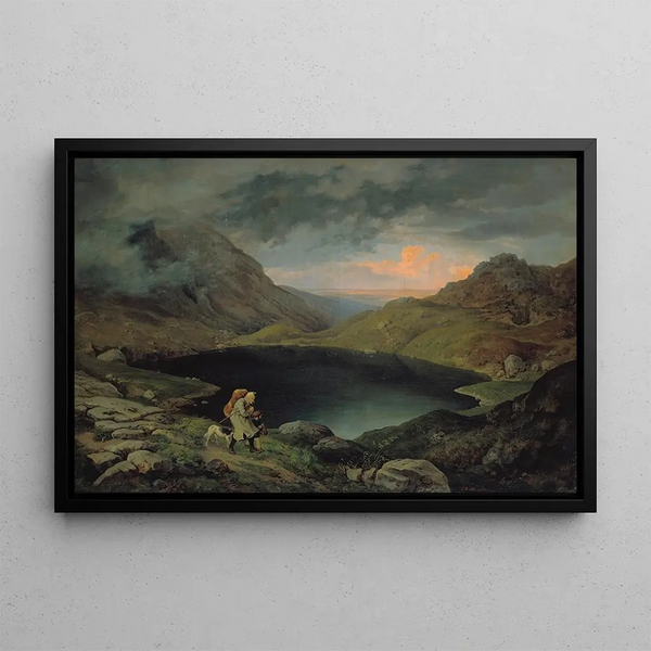 Gustav Karl Ludwig Richter - Lake in the Riesengebirge.webp