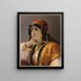Odalisque - Gustav Karl Ludwig Richter — ingelijst kunstwerk aan de muur