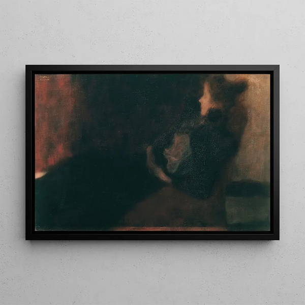 Gustav Klimt - Dame am Kamin.webp