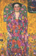 Portret van Eugenia Primavesi - Gustav Klimt — weergave van het kunstwerk