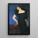 Portrait of Rose von Rosthorn-Friedmann - Gustav Klimt — framed artwork on a wall