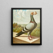 Peach painting - Gustav Prütz — framed artwork on a wall