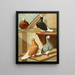 Baldheads English - Gustav Prütz — framed artwork on a wall