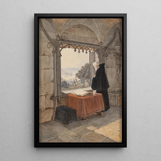 Gustav Reinhold - Kreuzritter und Mnch.webp