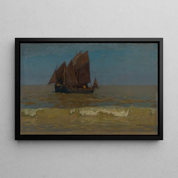Gustav Schnleber - Fischerboote bei La Panne.webp