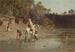on the banks of the El Kantara River - Gustave-Achille Guillaumet — artwork view