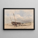 Blankenberge - Gustave Adolphe Simonau — ingelijst kunstwerk aan de muur