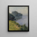 La Seine à l’île Marante par temps brumeux - Gustave Caillebotte — ingelijst kunstwerk aan de muur
