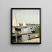 Zeilboten in Argenteuil - Gustave Caillebotte — ingelijst kunstwerk aan de muur