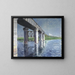 La Seine en de spoorbrug in Argenteuil - Gustave Caillebotte — ingelijst kunstwerk aan de muur