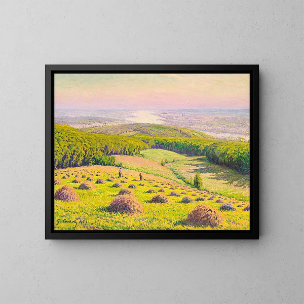 De vallei - Gustave Cariot — ingelijst kunstwerk aan de muur